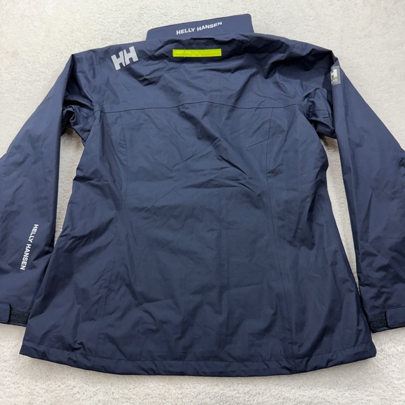 New Helly Hansen Crew Jacket Women's XL Navy Rain Coat PepsiCo Accelerator - Picture 9 of 10